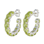 Peridot-Turkish-Isla-multiple-Stud-Green-Sterling-Silver-Earring