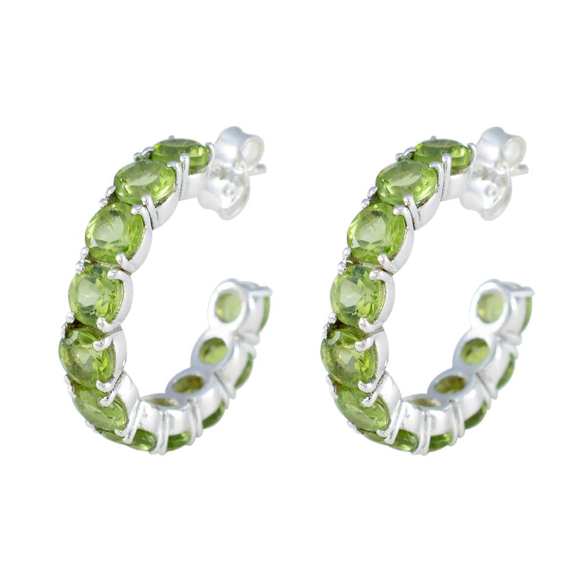 Peridot-Turkish-Isla-multiple-Stud-Green-Sterling-Silver-Earring
