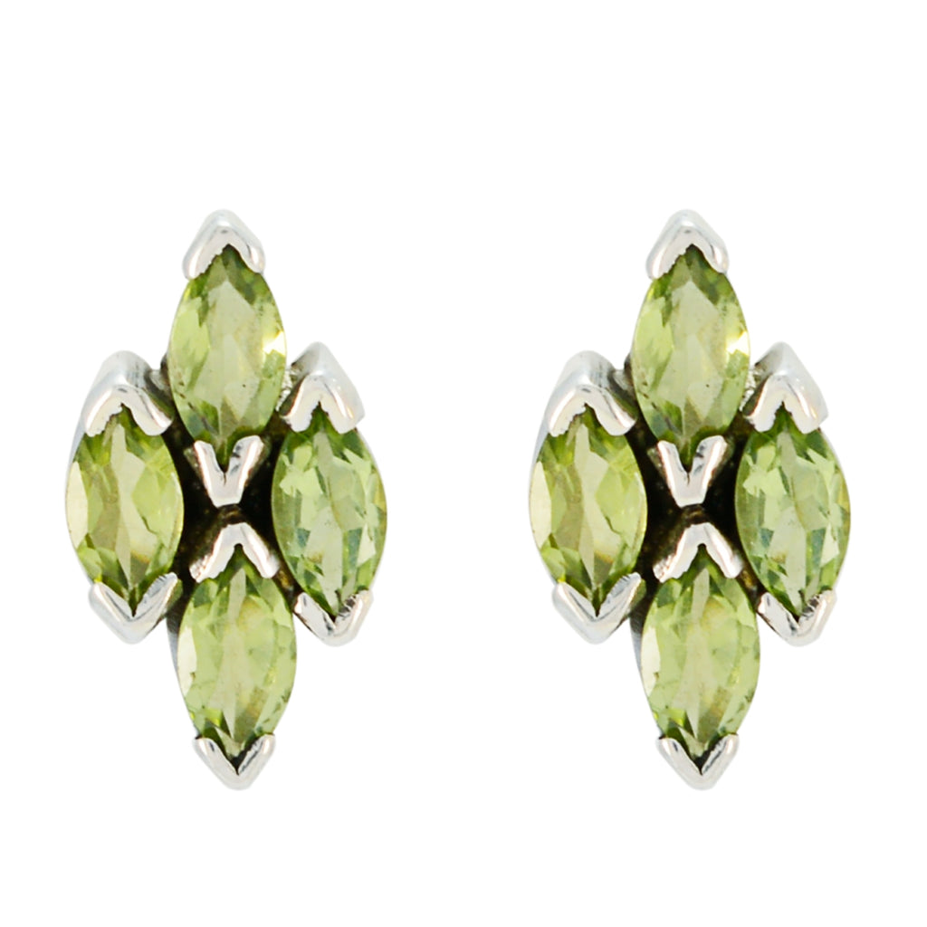 Peridot-Middle-Eastern-Josephine-multiple-Stud-Green-Sterling-Silver-Earring