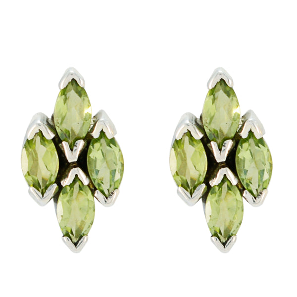Peridot-Middle-Eastern-Josephine-multiple-Stud-Green-Sterling-Silver-Earring