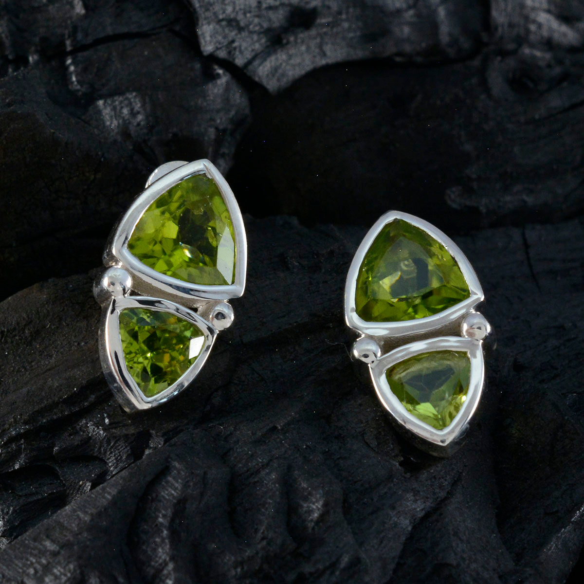 Peridot-Russian-Chloe-Toi-et-Moi-Stud-Green-925-Sterling-Silver-Earring