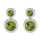 Peridot-Italian-Ellie-Toi-et-Moi-Stud-Green-Sterling-Silver-Earring
