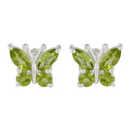 Peridot-Italian-Ines-quarter-Stud-Green-925-Sterling-Silver-Earring