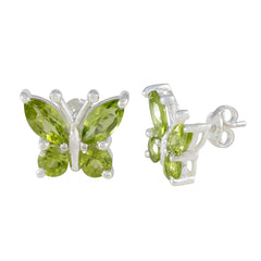 Peridot-Italian-Ines-quarter-Stud-Green-925-Sterling-Silver-Earring