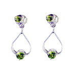 Peridot-Spanish-Katharina-multiple-Stud-Green-Silver-Earring