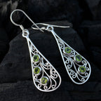 Peridot-Russian-Leah-multiple-Dangle-Green-Silver-Earring