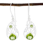 Peridot-Egyptian-Lily-multiple-Dangle-Green-Sterling-Silver-Earring