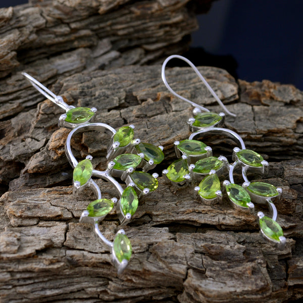 Peridot-American-Lucia-multiple-Dangle-Green-925-Silver-Earring