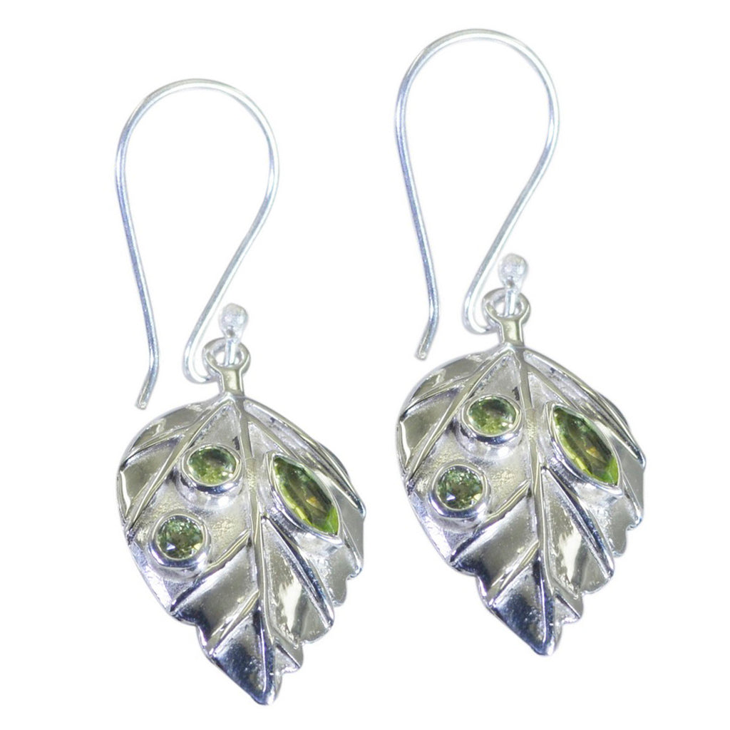 Peridot-Korean-Lucy-multiple-Dangle-Green-925-Sterling-Silver-Earring