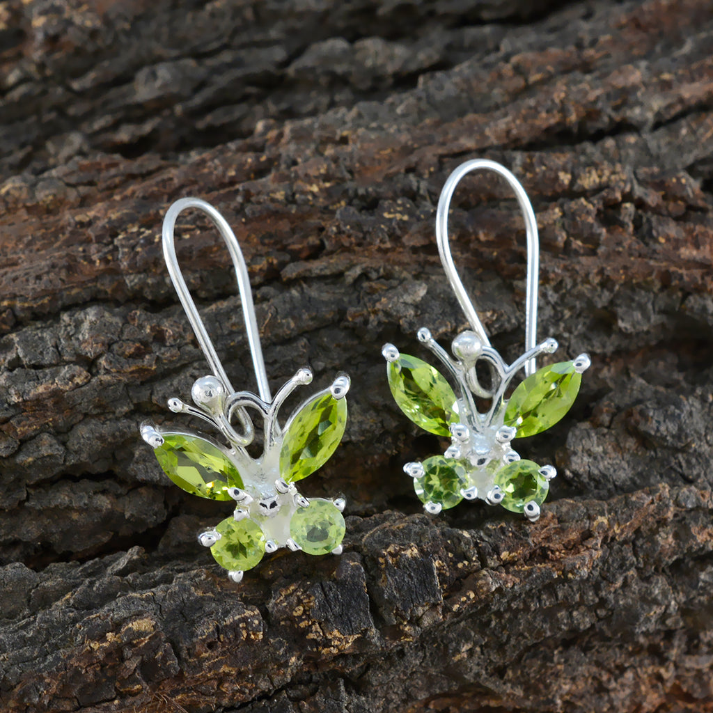 Peridot-Japanese-Luna-multiple-Dangle-Green-925-Sterling-Silver-Earring