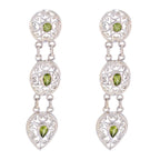 Peridot-Italian-Mathilde-multiple-Stud-Green-925-Sterling-Silver-Earring