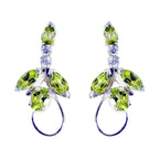 Peridot-Latin-American-Nella-multiple-Stud-Green-Silver-Earring