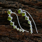 Peridot-Spanish-Wen-multiple-EarCuff-Green-925-Silver-Earring