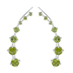 Peridot-Spanish-Wen-multiple-EarCuff-Green-925-Silver-Earring