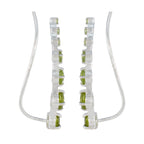 Peridot-Spanish-Wen-multiple-EarCuff-Green-925-Silver-Earring