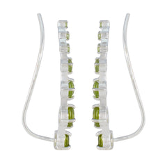 Peridot-Spanish-Wen-multiple-EarCuff-Green-925-Silver-Earring