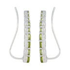 Peridot-Korean-Ana-multiple-EarCuff-Green-92.5-Silver-Earring