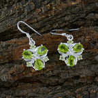Peridot-African-Olivia-multiple-Dangle-Green-Silver-Earring