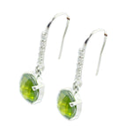 Peridot-Russian-Pauline-multiple-Dangle-Green-Silver-Earring