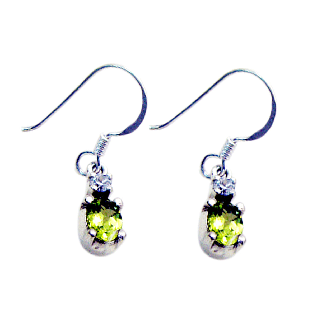 Peridot-Moroccan-Penelope-multiple-Dangle-Green-Silver-Earring Главное изображение товара