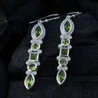 Peridot-German-Emilia-multiple-Dangle-Green-Sterling-Silver-Earring