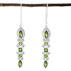 Peridot-German-Emilia-multiple-Dangle-Green-Sterling-Silver-Earring