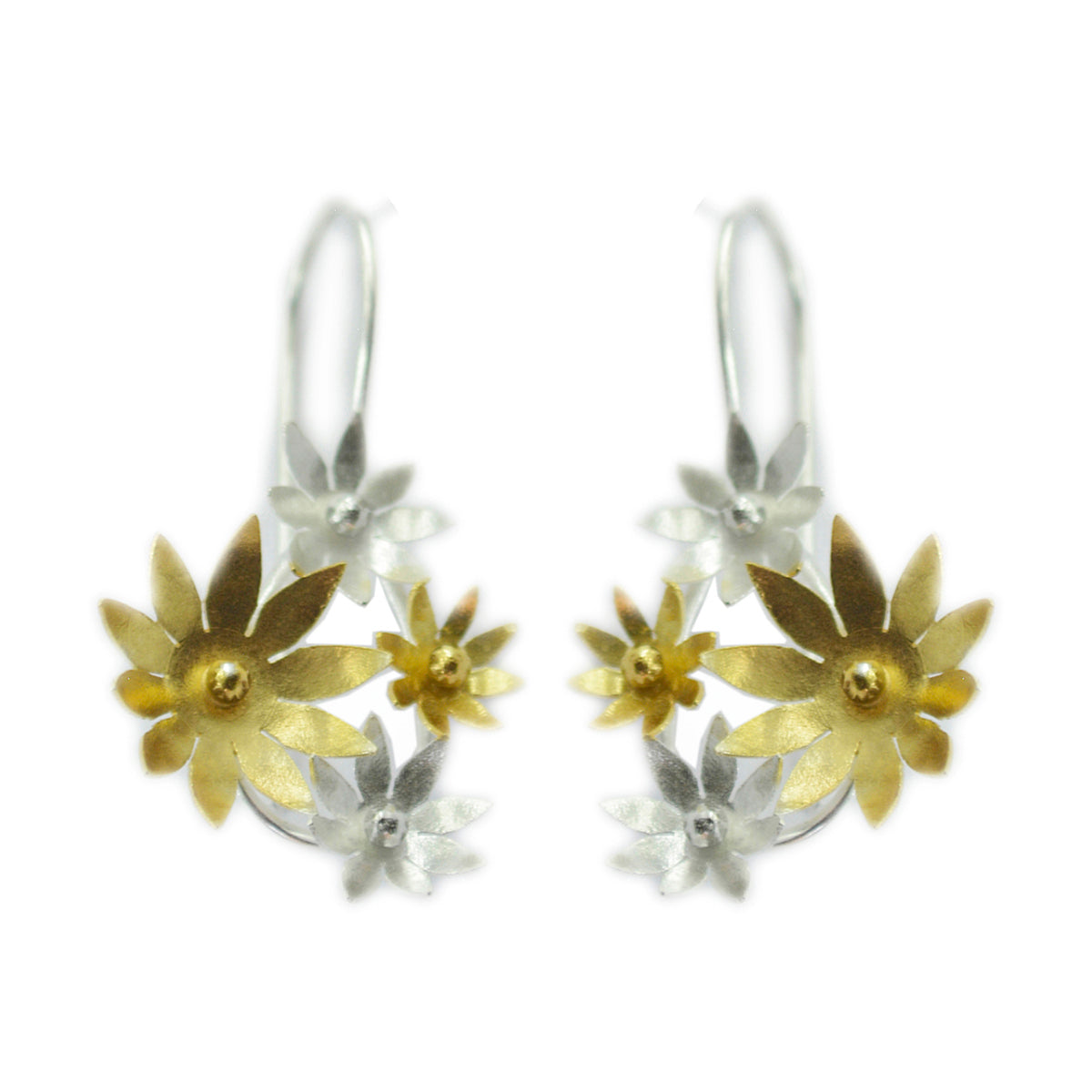 Plain-Moroccan-Dayana-plain-Dangle-Gray-Silver-Earring