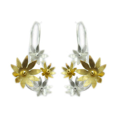 Plain-Moroccan-Dayana-plain-Dangle-Gray-Silver-Earring