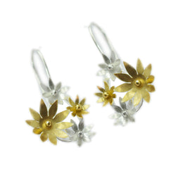 Plain-Moroccan-Dayana-plain-Dangle-Gray-Silver-Earring