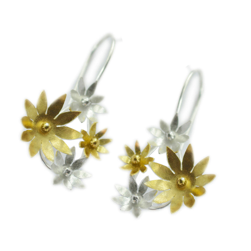 Plain-Moroccan-Dayana-plain-Dangle-Gray-Silver-Earring