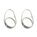 Plain-Egyptian-Elena-plain-Stud-Gray-925-Silver-Earring