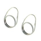 Plain-Egyptian-Elena-plain-Stud-Gray-925-Silver-Earring