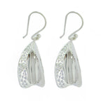 Plain-American-Fernanda-plain-Dangle-Gray-925-Sterling-Silver-Earring