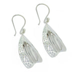 Plain-American-Fernanda-plain-Dangle-Gray-925-Sterling-Silver-Earring