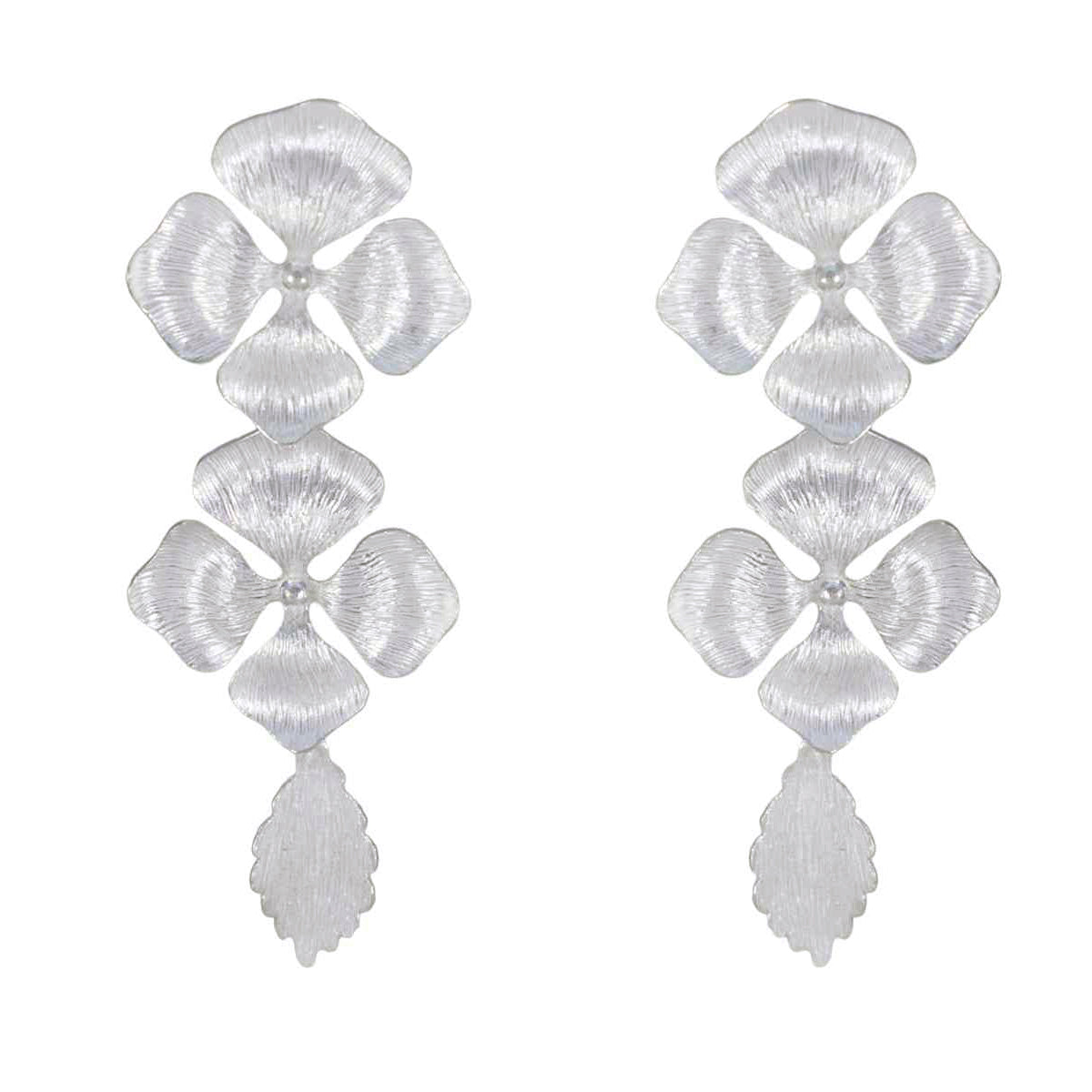 Plain-Turkish-Isabella-plain-Stud-Gray-Silver-Earring Главное изображение товара