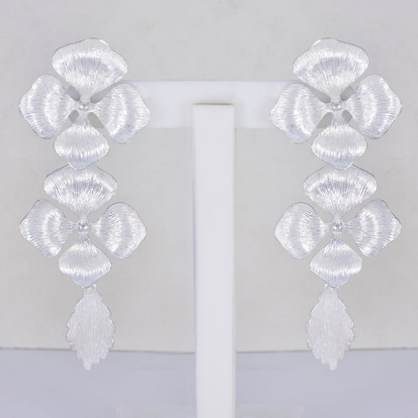 Plain-Turkish-Isabella-plain-Stud-Gray-Silver-Earring