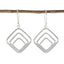 Plain-Mexican-Joaquina-plain-Dangle-Gray-92.5-Silver-Earring