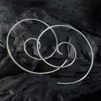 Plain-Egyptian-Mariana-plain-Dangle-Gray-92.5-Silver-Earring