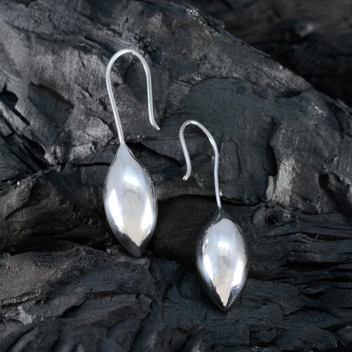 Boucles d'oreilles pendantes Noelia en argent 92,5 gris italien Image secondaire du produit