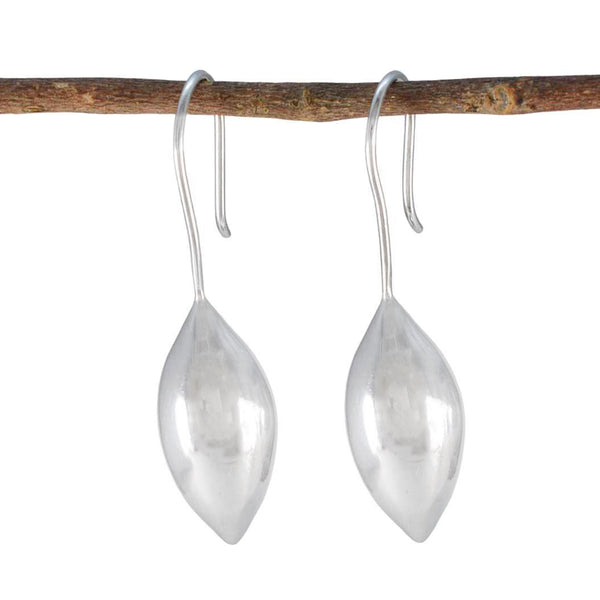 Plain-Italian-Noelia-plain-Dangle-Gray-92.5-Silver-Earring