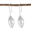 Plain-Italian-Noelia-plain-Dangle-Gray-92.5-Silver-Earring