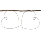 Plain-American-Micaela-plain-Dangle-Gray-925-Sterling-Silver-Earring