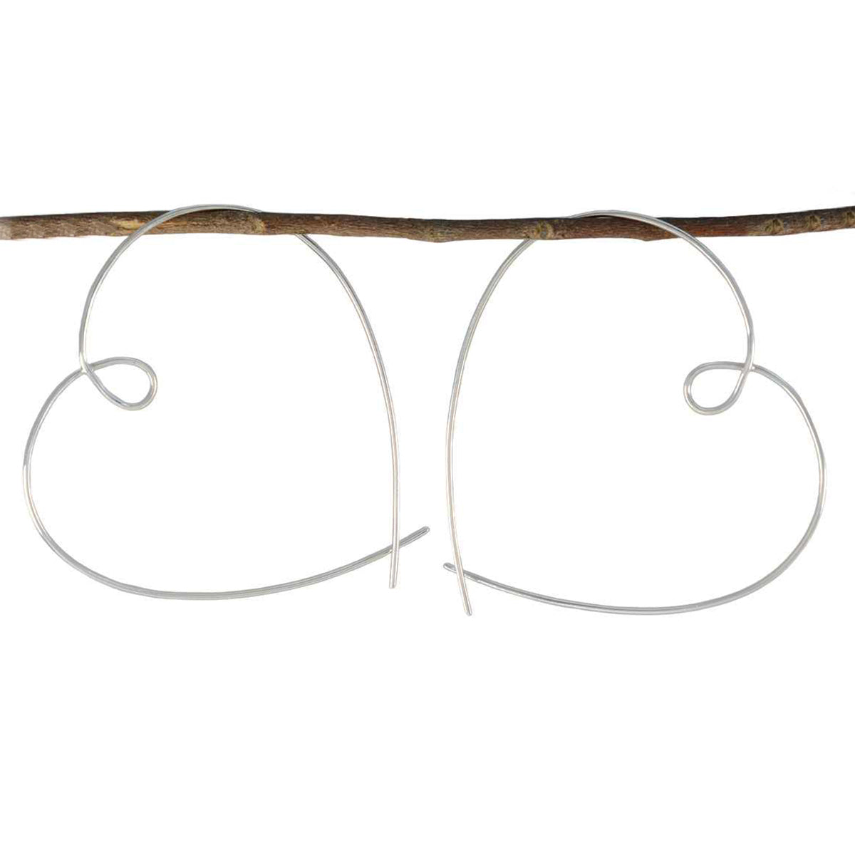 Plain-American-Micaela-plain-Dangle-Gray-925-Sterling-Silver-Earring