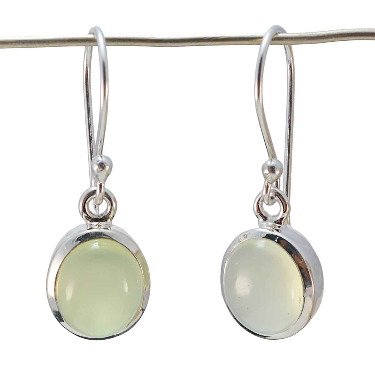 Prehnite-French-Violet-multiple-Dangle-Green-925-Sterling-Silver-Earring Immagine principale del prodotto