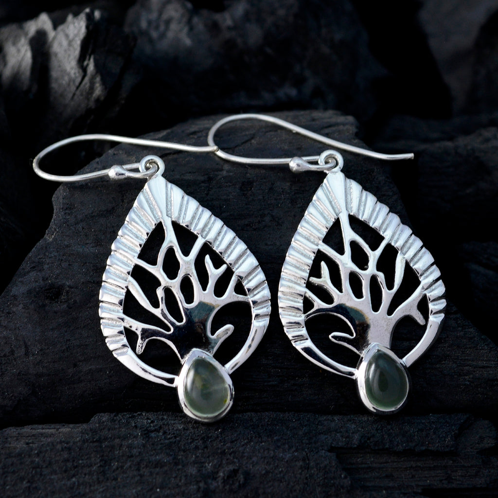 Prehnite-German-Yasmin-Solitaire-Dangle-Green-Sterling-Silver-Earring