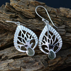 Prehnite-German-Yasmin-Solitaire-Dangle-Green-Sterling-Silver-Earring