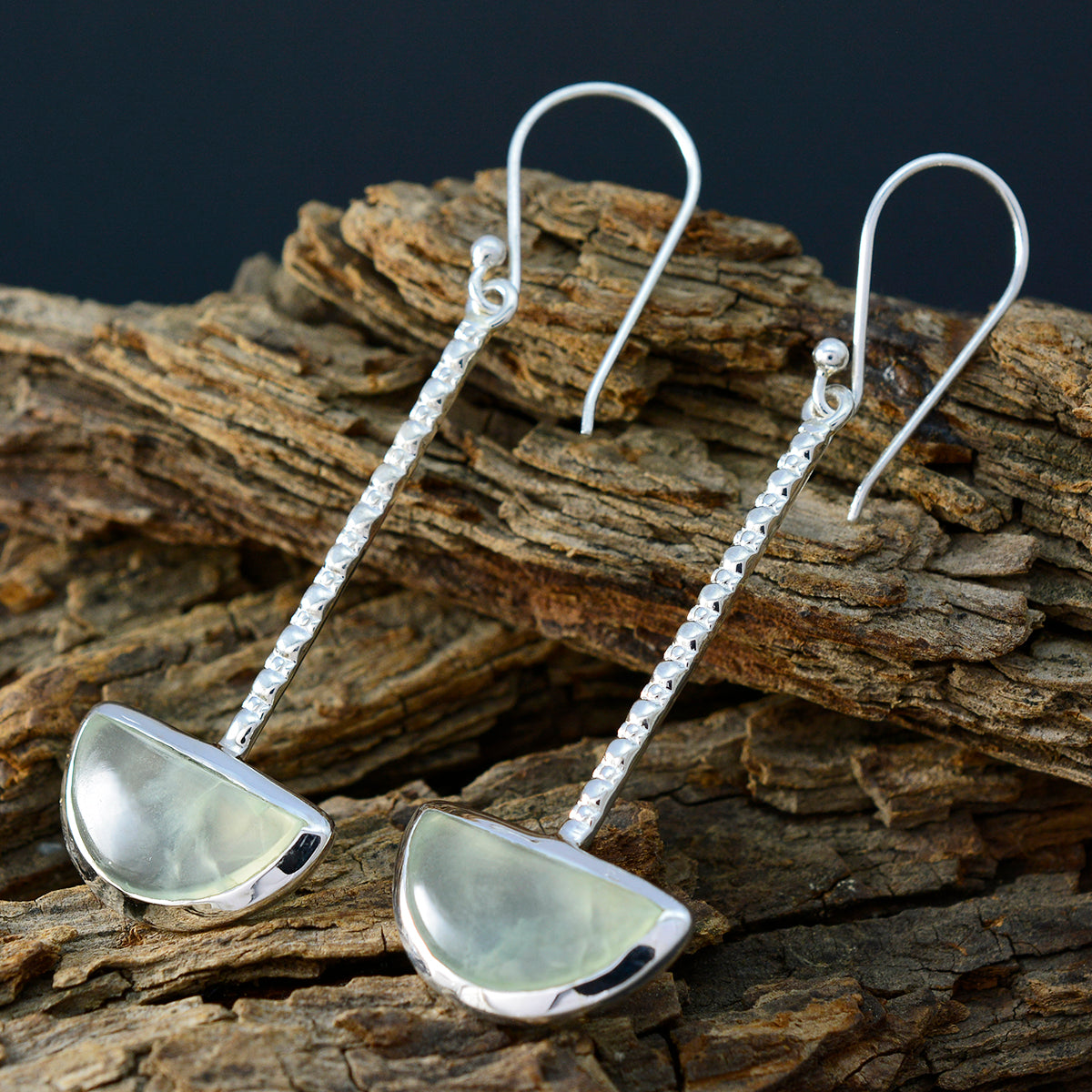 Prehnite-Russian-Zoe-Solitaire-Dangle-Green-92.5-Silver-Earring