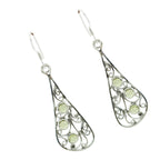Prehnite-Mexican-Sara-multiple-Dangle-Green-Sterling-Silver-Earring