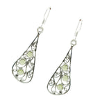 Prehnite-Mexican-Sara-multiple-Dangle-Green-Sterling-Silver-Earring