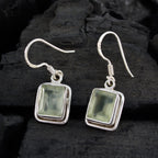 Prehnite-Japanese-Emi-Solitaire-Dangle-Green-Sterling-Silver-Earring